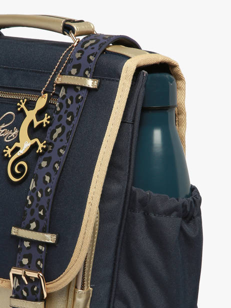 Rugzak 3 Compartimenten Cameleon Blauw vintage fantasy PBVGSD39 ander zicht 5